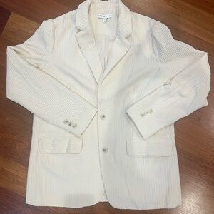 And Now This Cream Corduroy Blazer